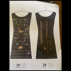 NEW Umbra Little Black Dress Hanging Jewelry Organizer